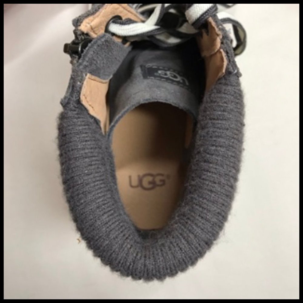 UGG Gray Suede High-Top Sneakers - Picture 15 of 16